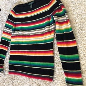 Ralph Lauren Serape Stripe Sweater 